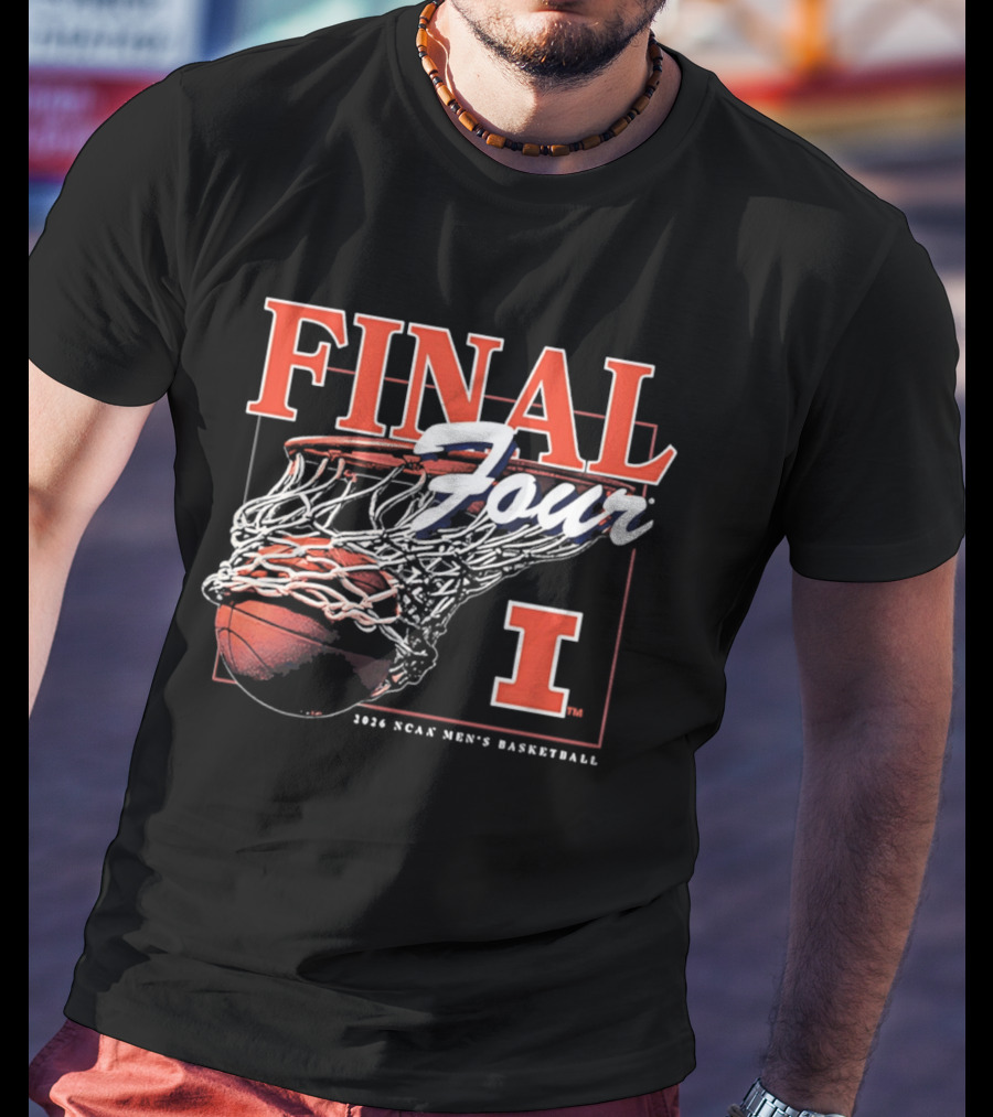 Illinois Final Four 2026 Men's Basketball NCAA March Madness T-Shirt