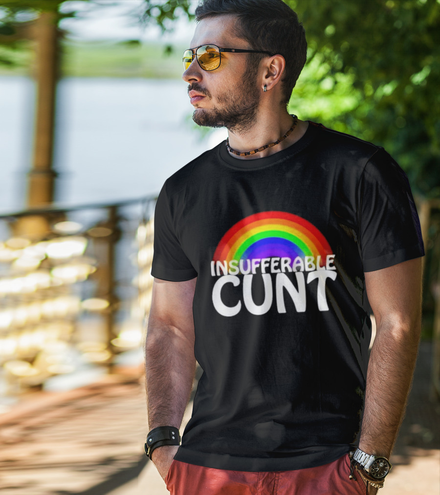 Rainbow Insufferable Cunt Colorful Pride T-Shirt