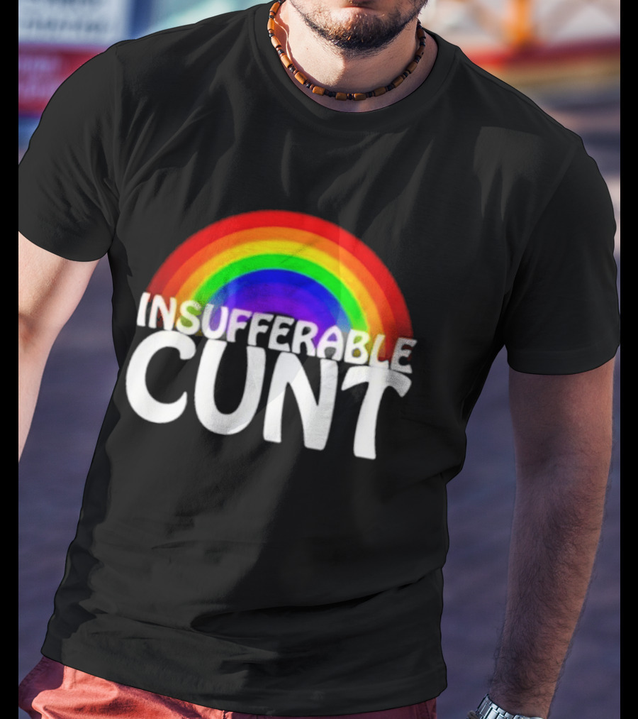 Rainbow Insufferable Cunt Colorful Pride T-Shirt