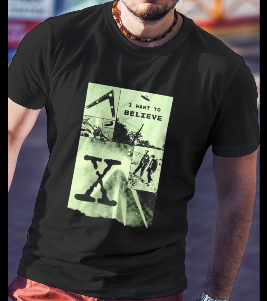 Paranormal I Want To Believe UFO X Files Aliens And Mysteries T-Shirt