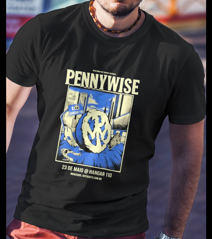 Pennywise We Are One Tour Sao Paulo Brazil Hangar 110 May 23 2026 T-Shirt
