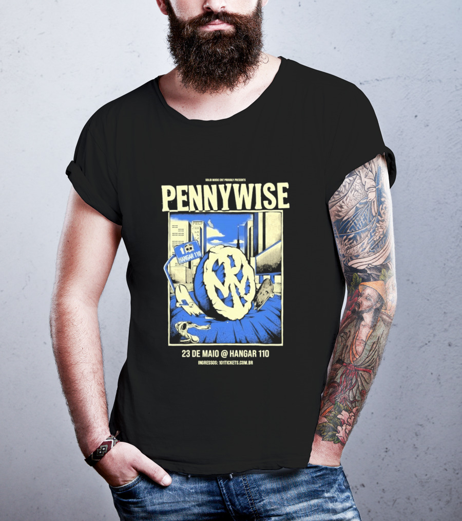 Pennywise We Are One Tour Sao Paulo Brazil Hangar 110 May 23 2026 T-Shirt