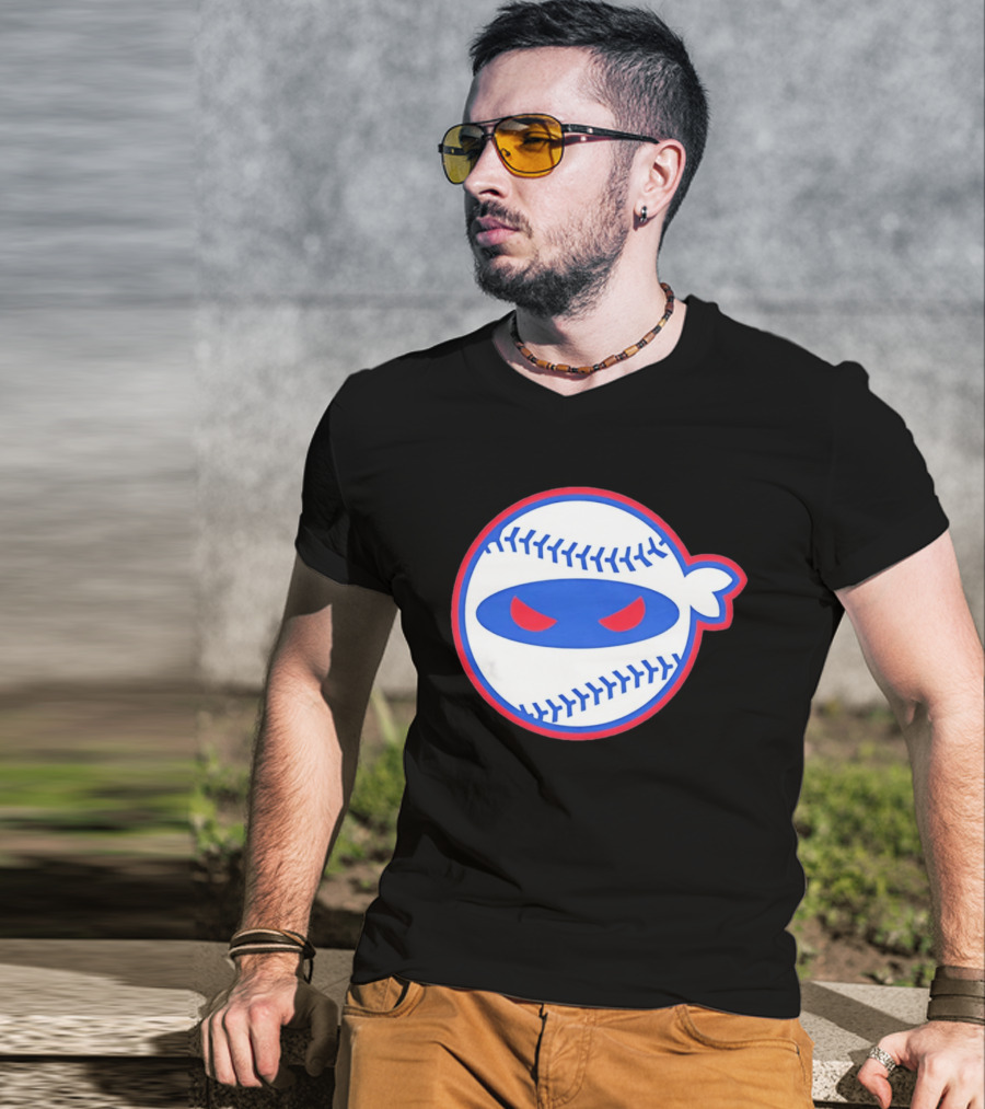 Pitching Ninja Baseball Eyes Atlanta T-Shirt