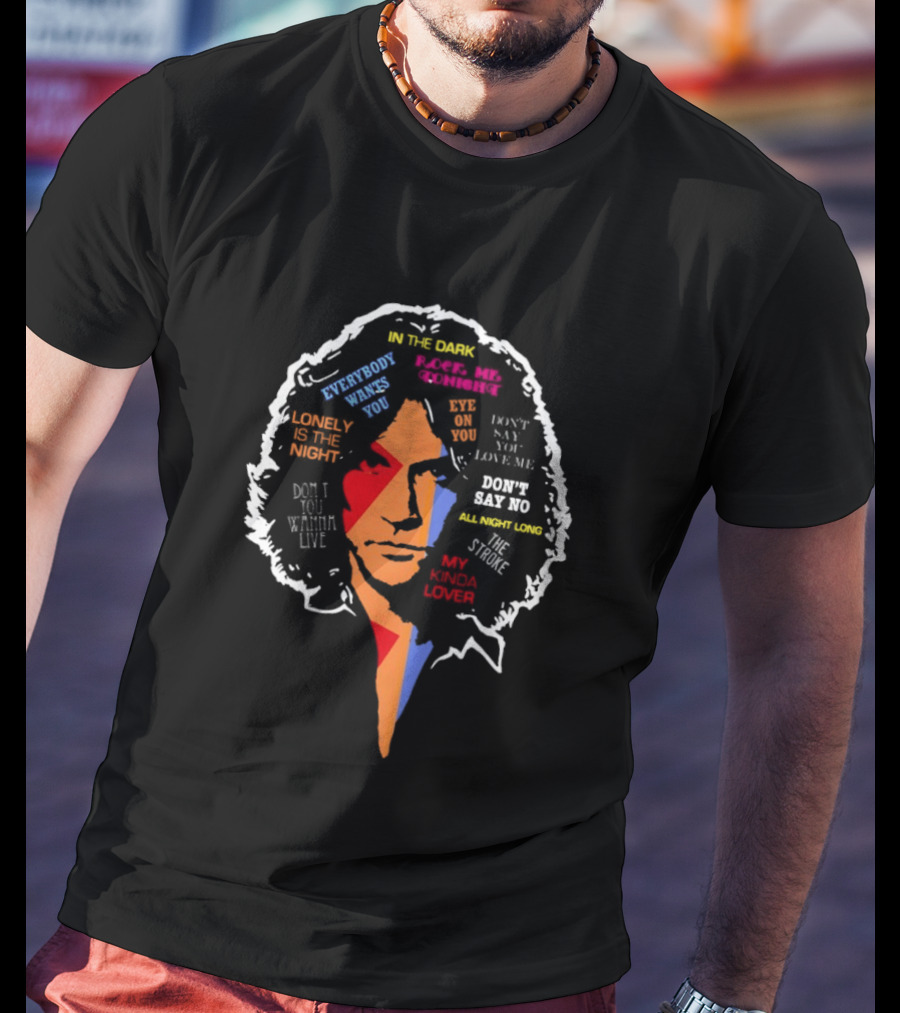 Billy Squier Emotions In Motion Album Cover Art Lyrics And Quotes T-Shirt