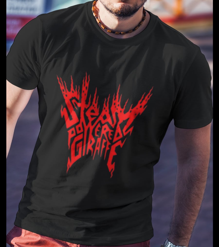 Steam Powered Giraffe Red Flame T-Shirt