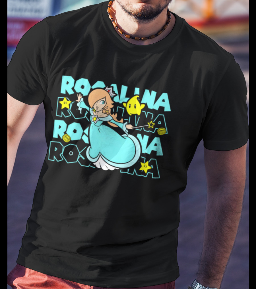 Super Mario Rosalina With Luma And Stars Est 1985 Disneyland T-Shirt