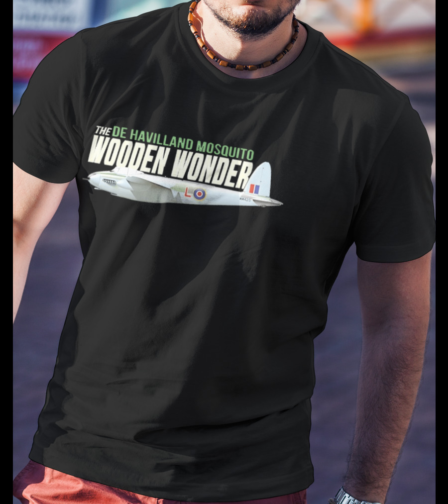 De Havilland Mosquito Wooden Wonder RAF Aircraft T-Shirt
