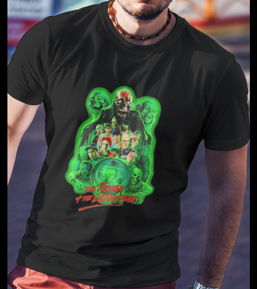 The Return Of The Living Dead 1985 Horror Zombie Movie Characters T-Shirt