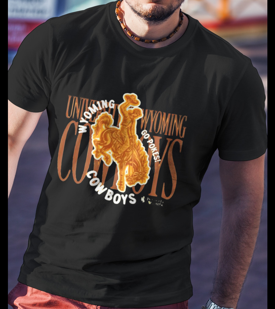 University Of Wyoming Cowboys Go Pokes Rodeo Spirit T-Shirt