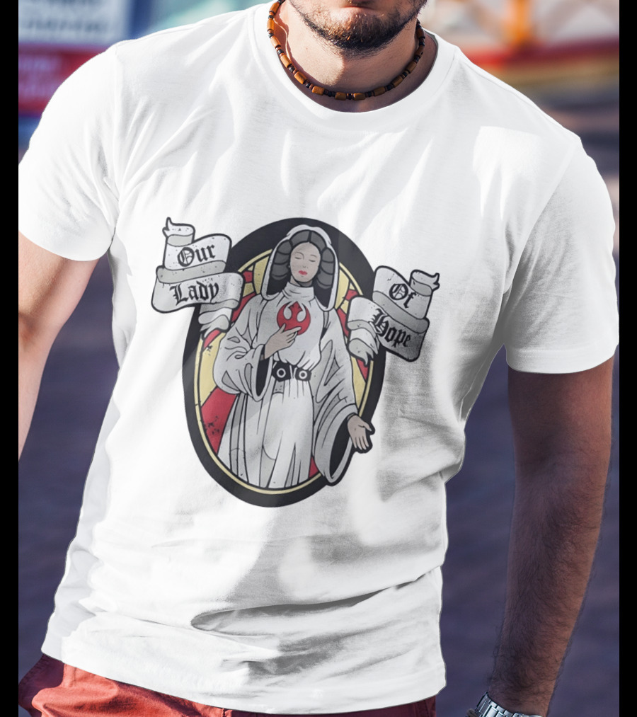 Princess Leia Our Lady Of Hope Star Wars Rebellion T-Shirt