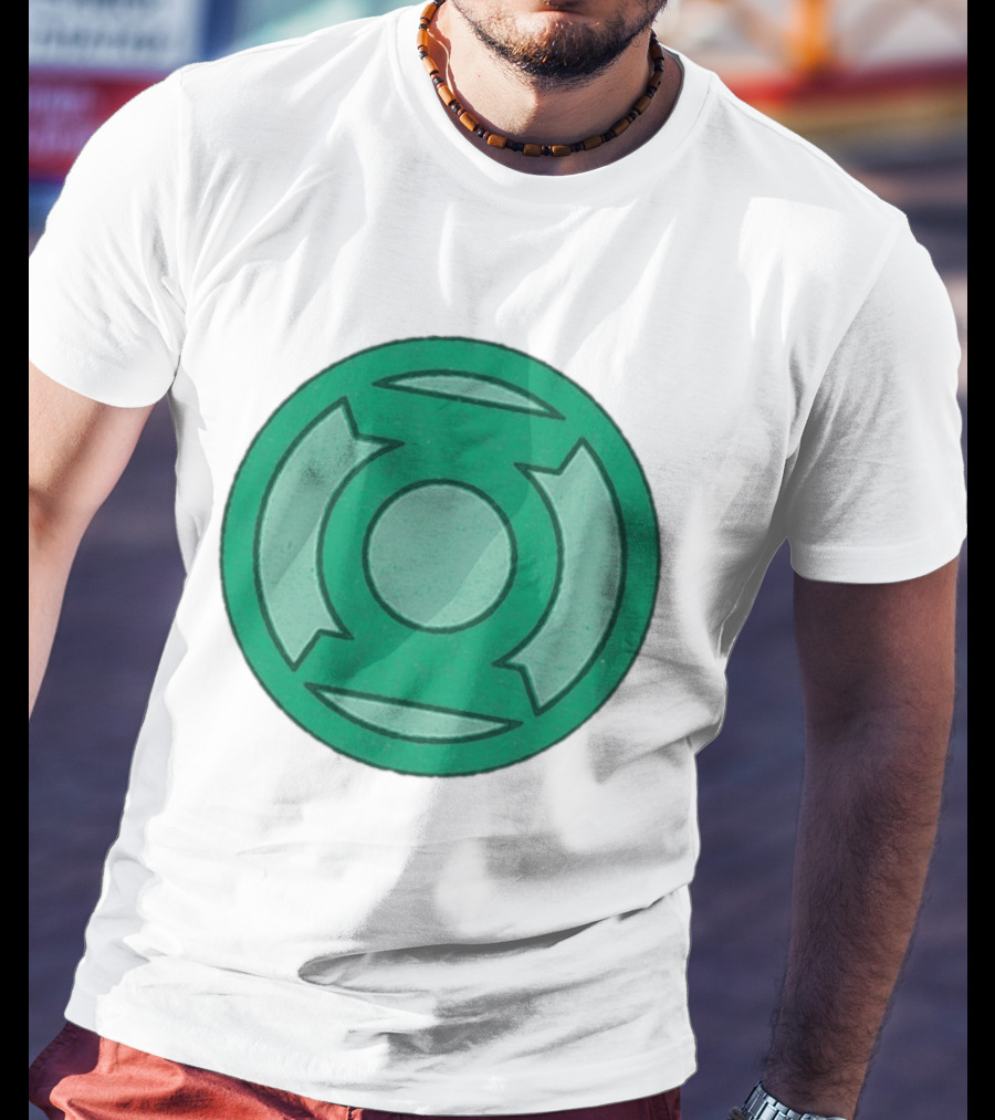 Green Lantern Corps Symbol Comics Hand Me Down T-Shirt