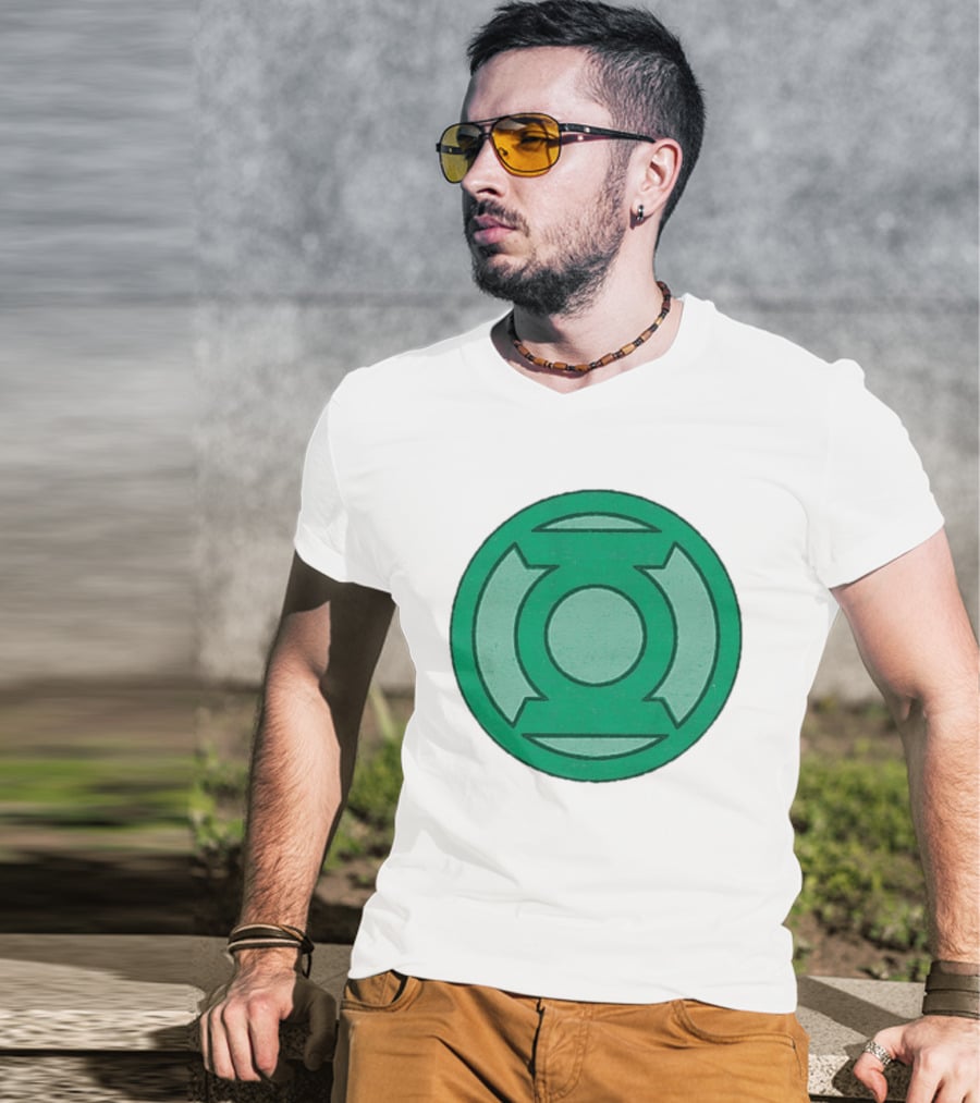 Green Lantern Corps Symbol Comics Hand Me Down T-Shirt
