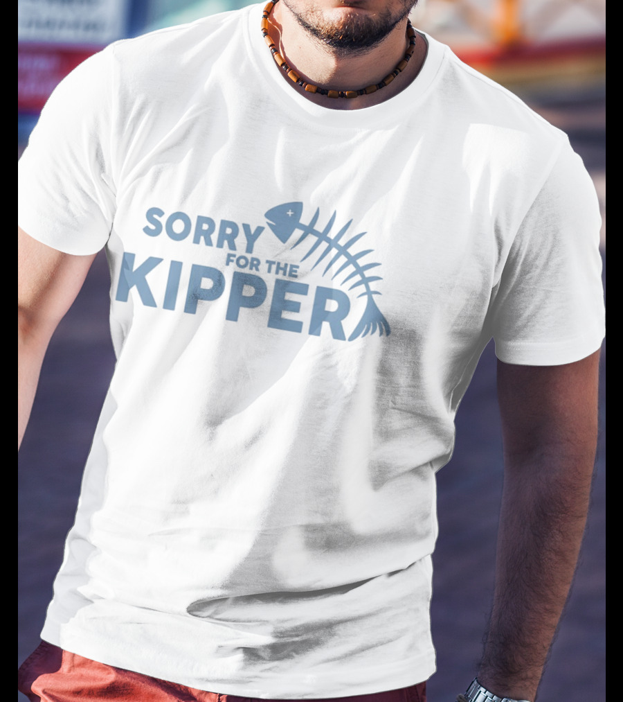 Sorry For The Kipper Fish Skeleton T-Shirt