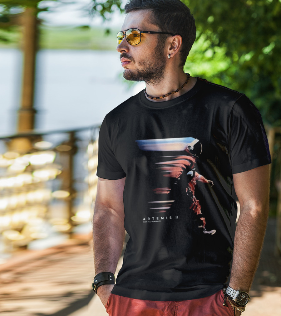 Artemis II For All Humanity 2026 Astronaut T-Shirt