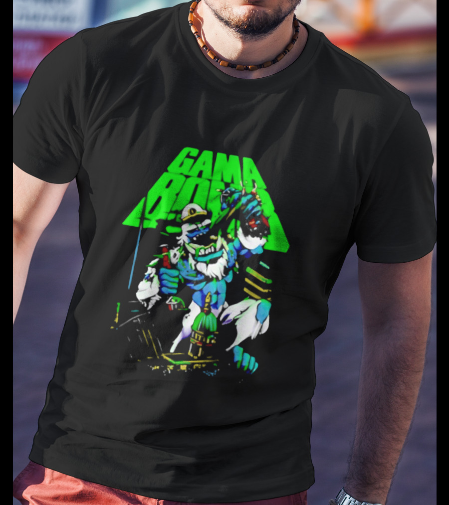 Gama Bomb Drink Up Skeleton Monster Cheers T-Shirt