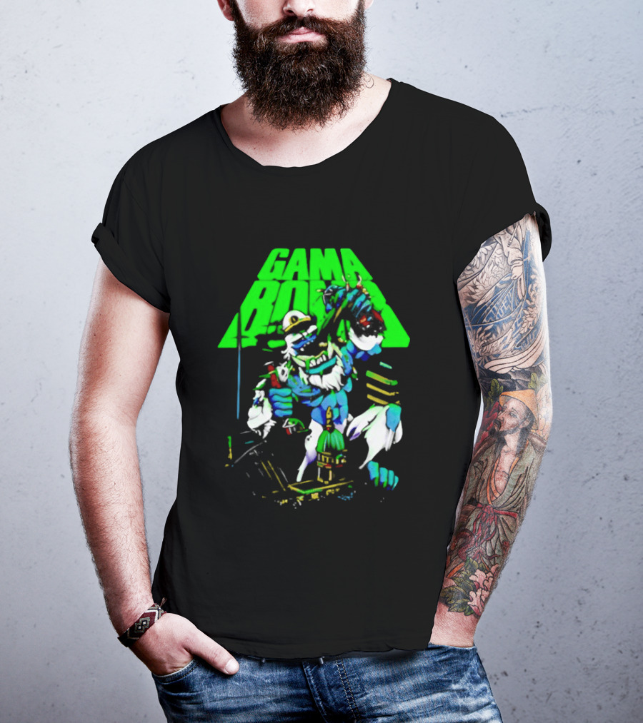 Gama Bomb Drink Up Skeleton Monster Cheers T-Shirt