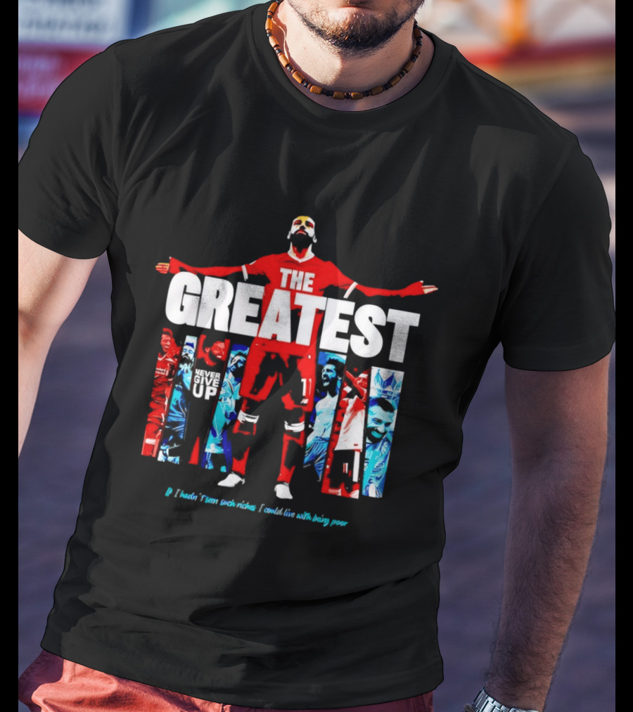 Mohamed Salah The Greatest Liverpool Football Icon Riches T-Shirt