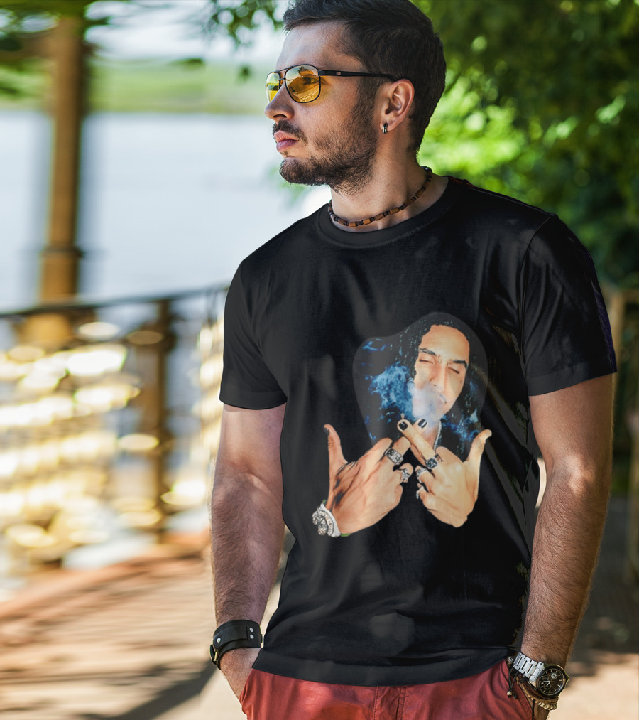 Brazil Matue Smoking Cigarette With Rings And Smoke T-Shirt