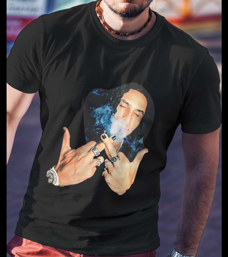Brazil Matue Smoking Cigarette With Rings And Smoke T-Shirt