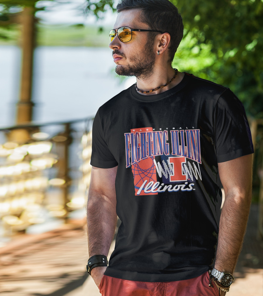 Illinois Fighting Illini Basketball T-Shirt