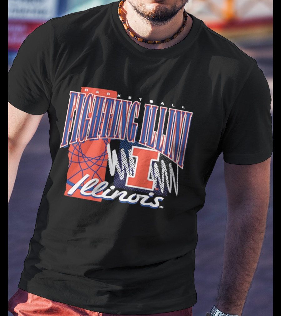 Illinois Fighting Illini Basketball T-Shirt