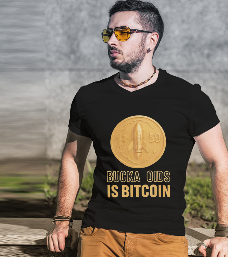 Buckazoids Bitcoin Rocket Coin B 59 T-Shirt