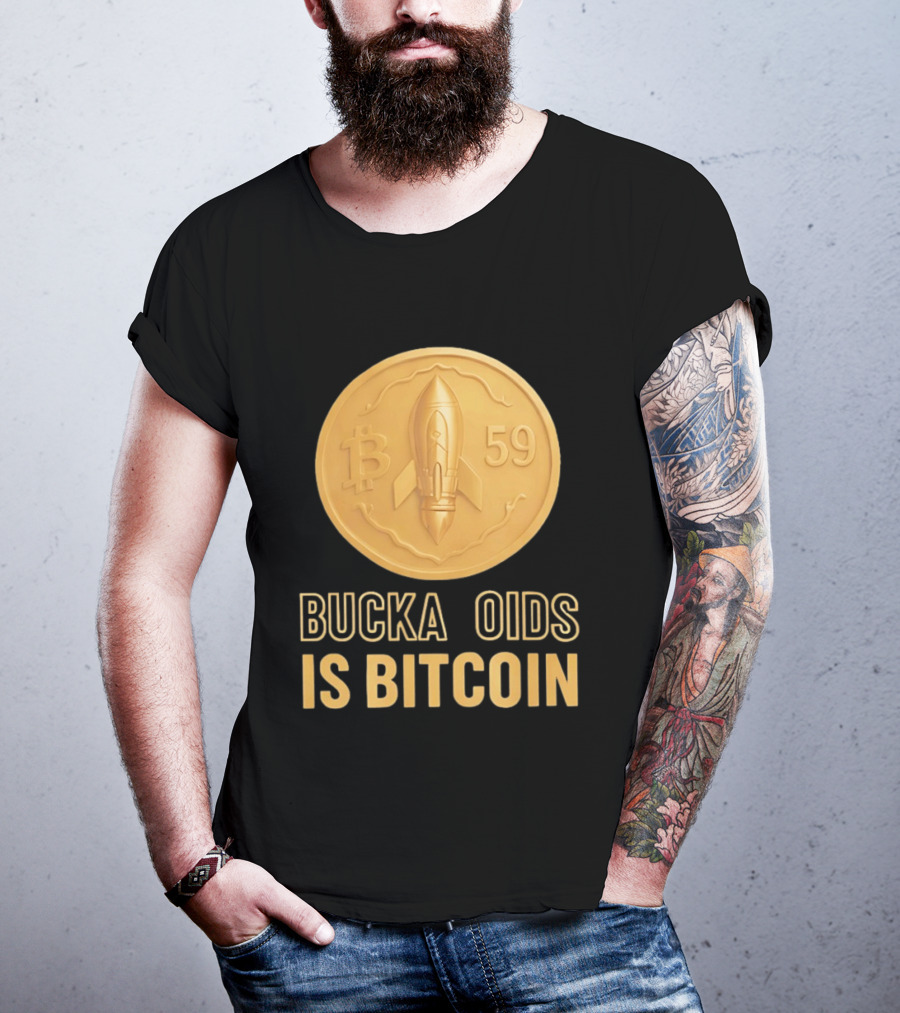 Buckazoids Bitcoin Rocket Coin B 59 T-Shirt