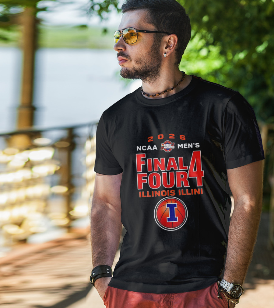 2026 NCAA Men's Final Four Illinois Illini March Madness T-Shirt