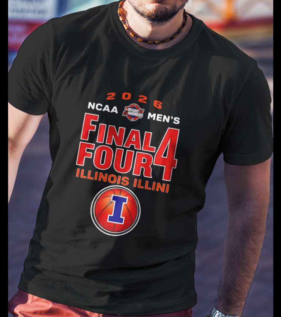 2026 NCAA Men's Final Four Illinois Illini March Madness T-Shirt