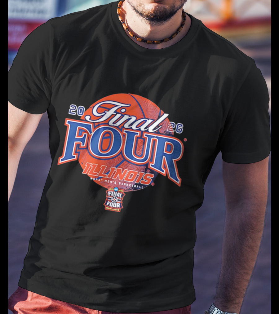 2026 Final Four Illinois NCAA Men's Basketball March Madness Indianapolis T-Shirt