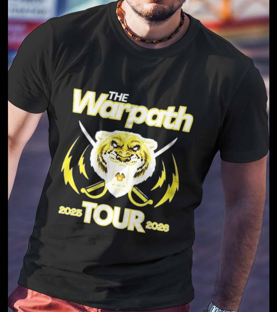 Buffalo Hockey The Warpath 2025 2026 Tour Lion T-Shirt