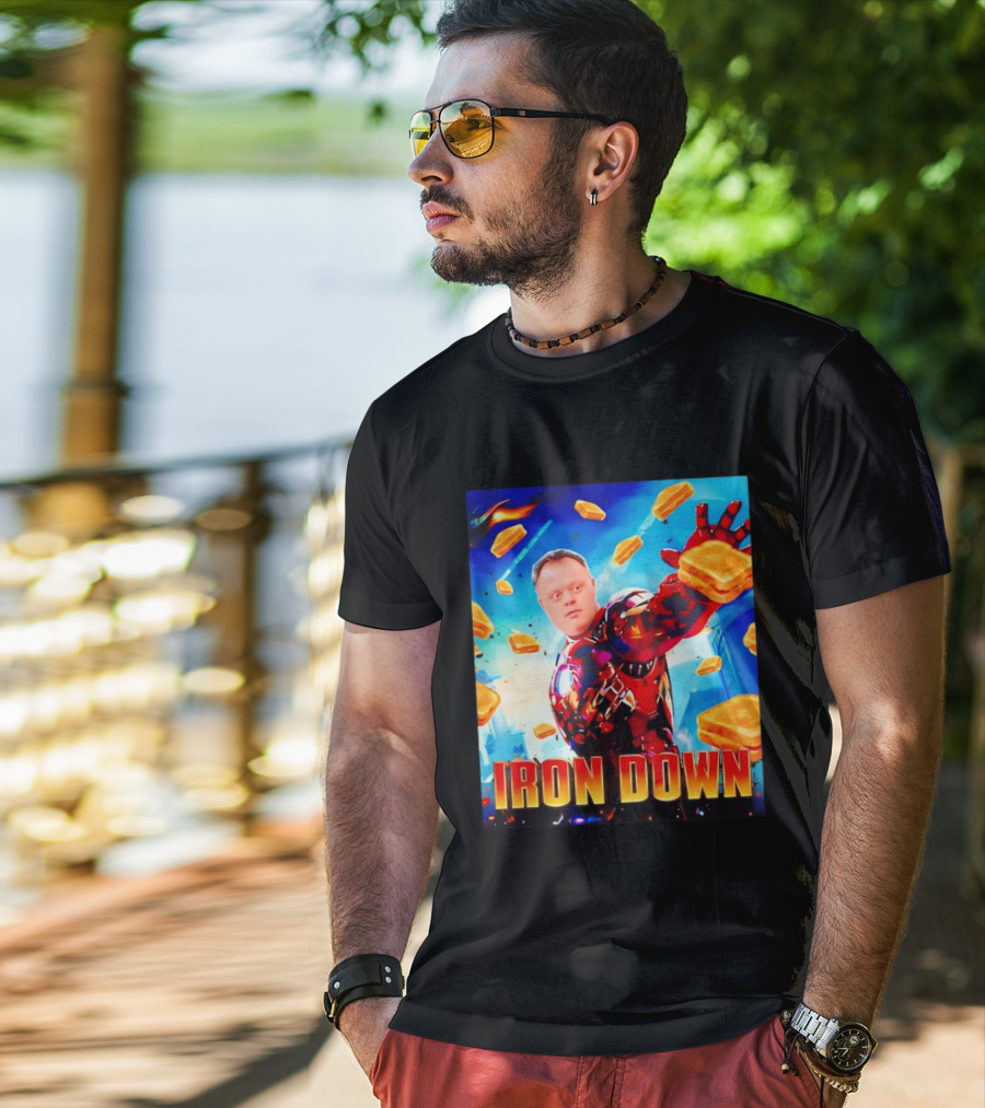 Iron Down Meme Toasted Hero Explosion T-Shirt