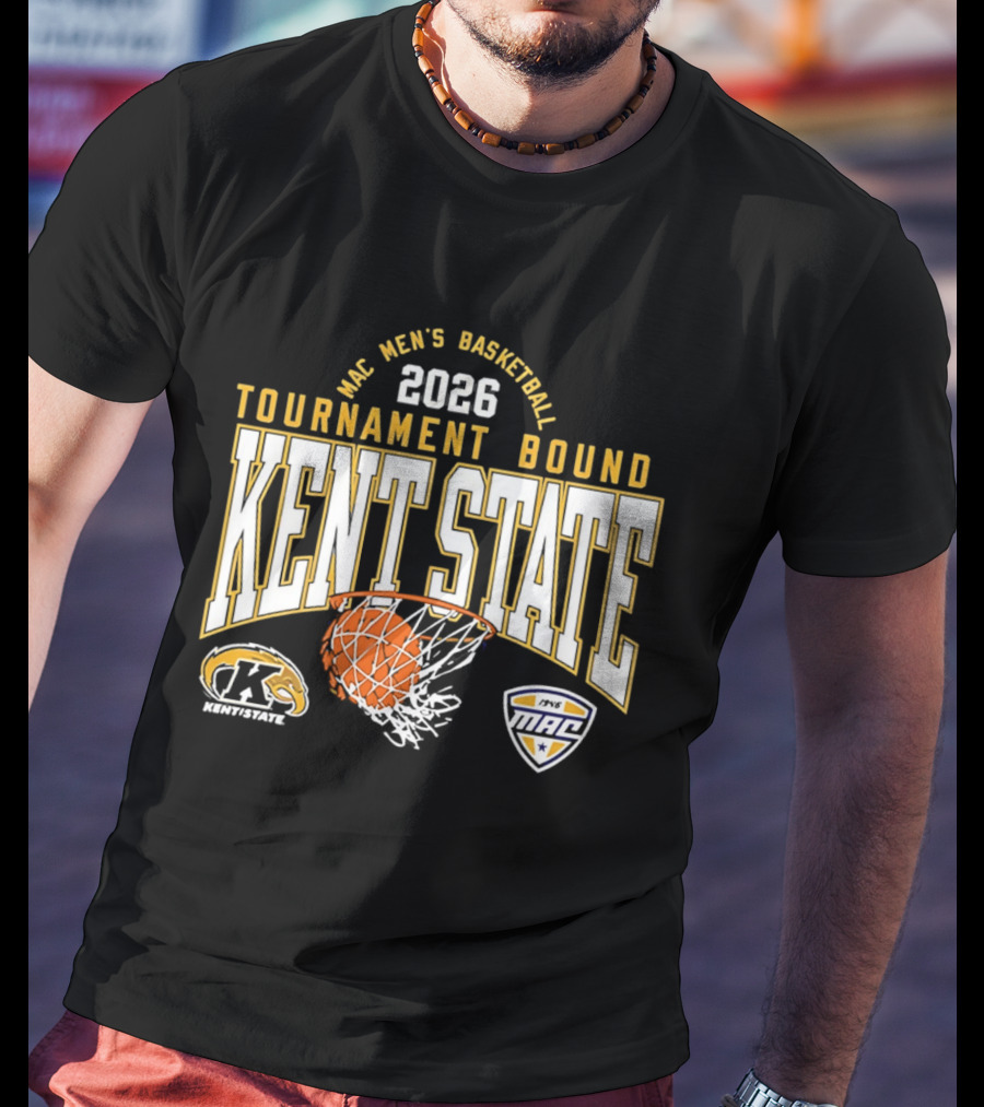 Kent State Golden Flashes MAC 2026 Men's Basketball Tournament Bound T-Shirt