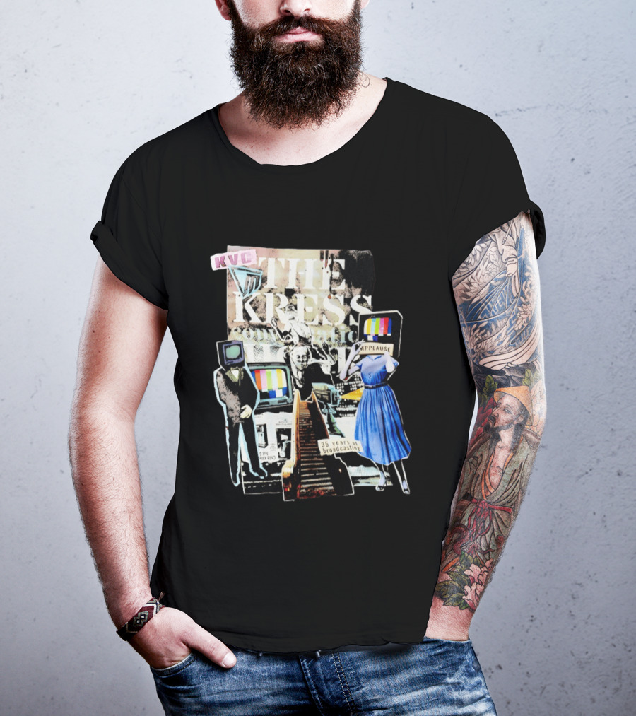 KVC The Kress 35 Years Of Broadcasting TV Applause T-Shirt