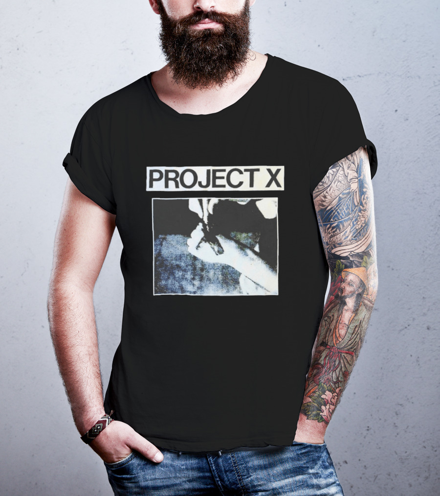 Project X Straight Edge Hardcore Revenge Image T-Shirt