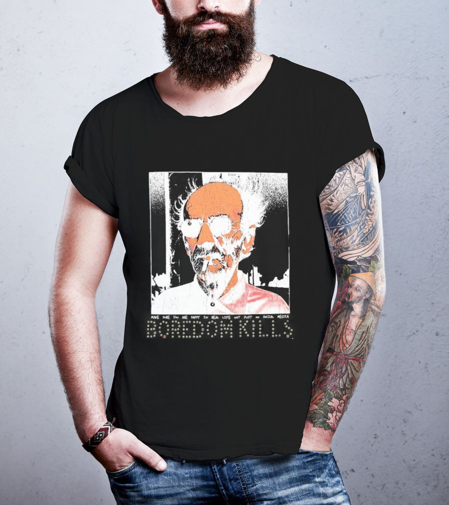 Make Sure You Are Happy In Real Life Andy Warhol Teacher T-Shirt