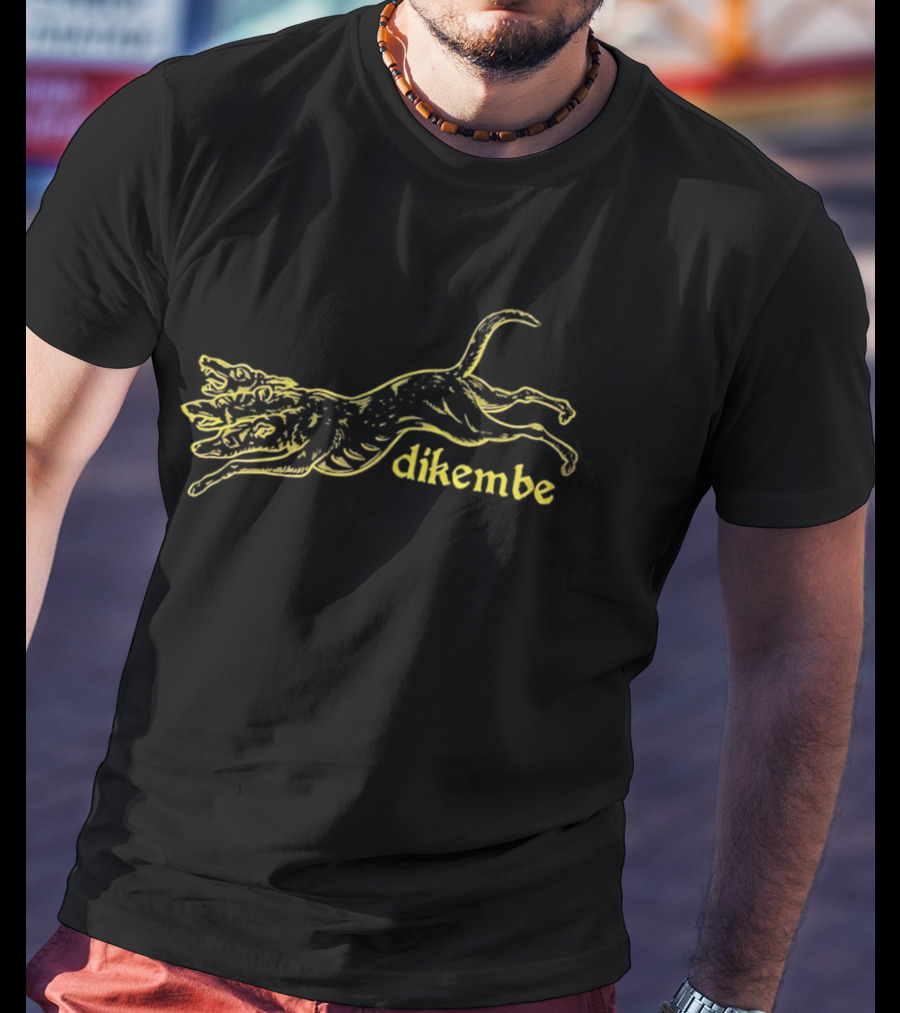 Dikembe Dog Yellow Jumping T-Shirt