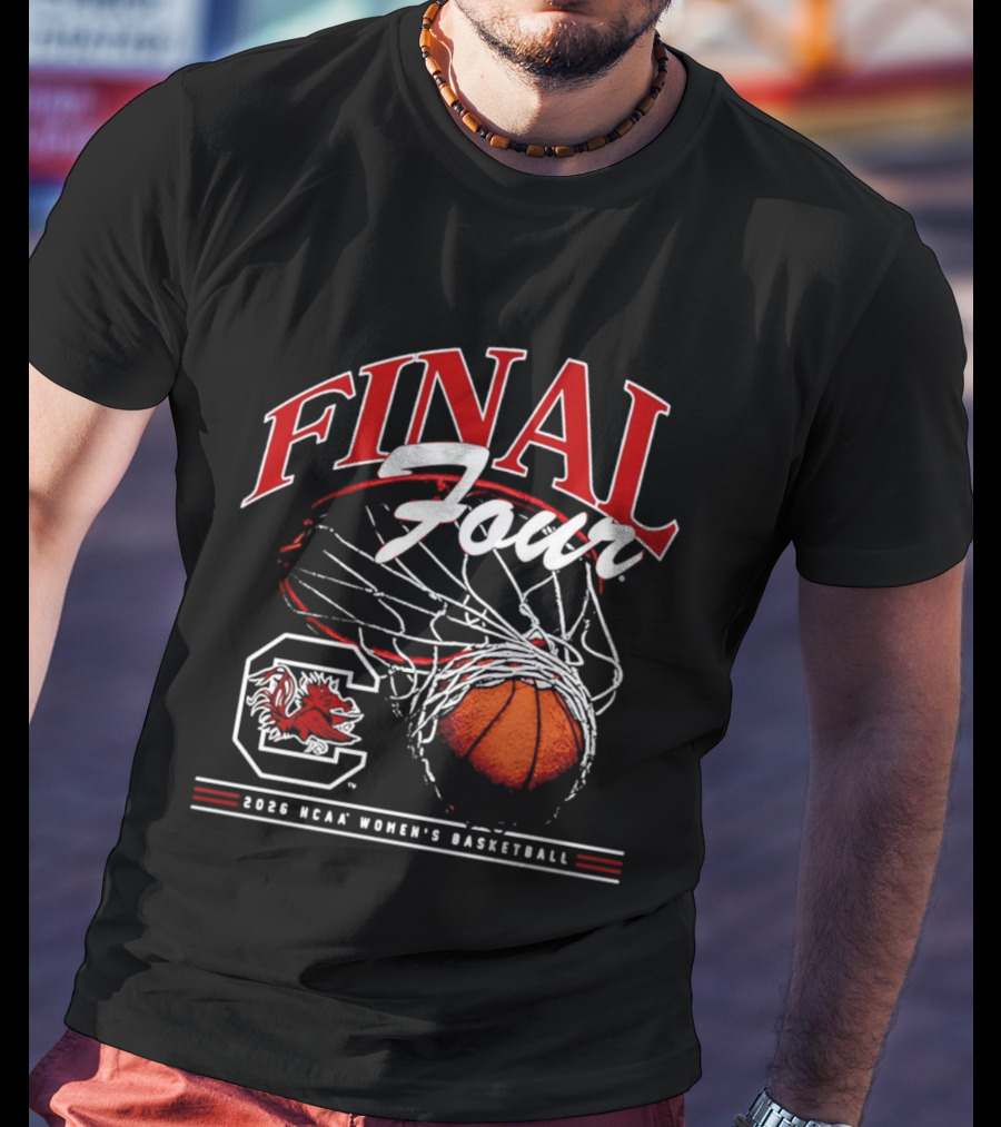 South Carolina Gamecocks 2026 NCAA Women's Basketball Final Four March Madness T-Shirt