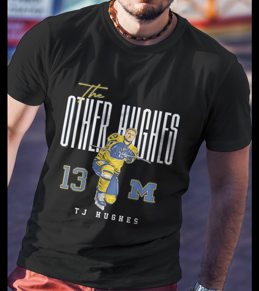 The Other Hughes 13 Michigan Wolverines TJ Hughes T-Shirt
