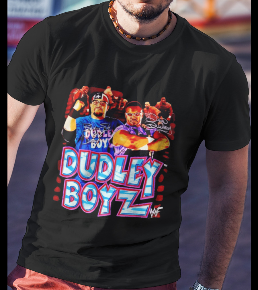 Dudley Boyz WWE Wrestling Legends Bubba Ray D Von Signature T-Shirt