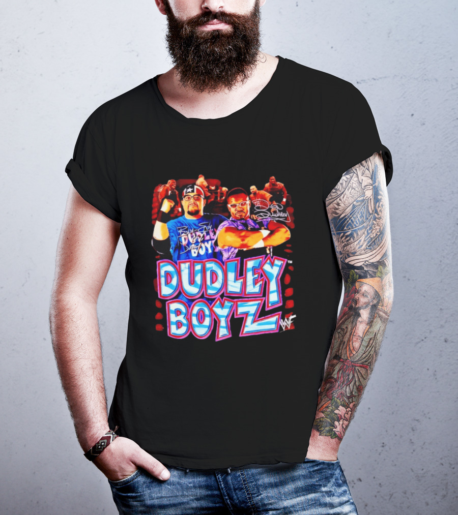 Dudley Boyz WWE Wrestling Legends Bubba Ray D Von Signature T-Shirt