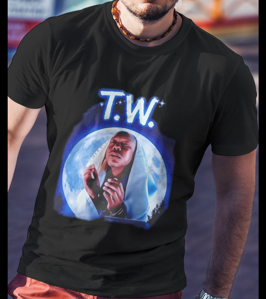 T.W. Moonlight Prayer Imagery Celestial T-Shirt