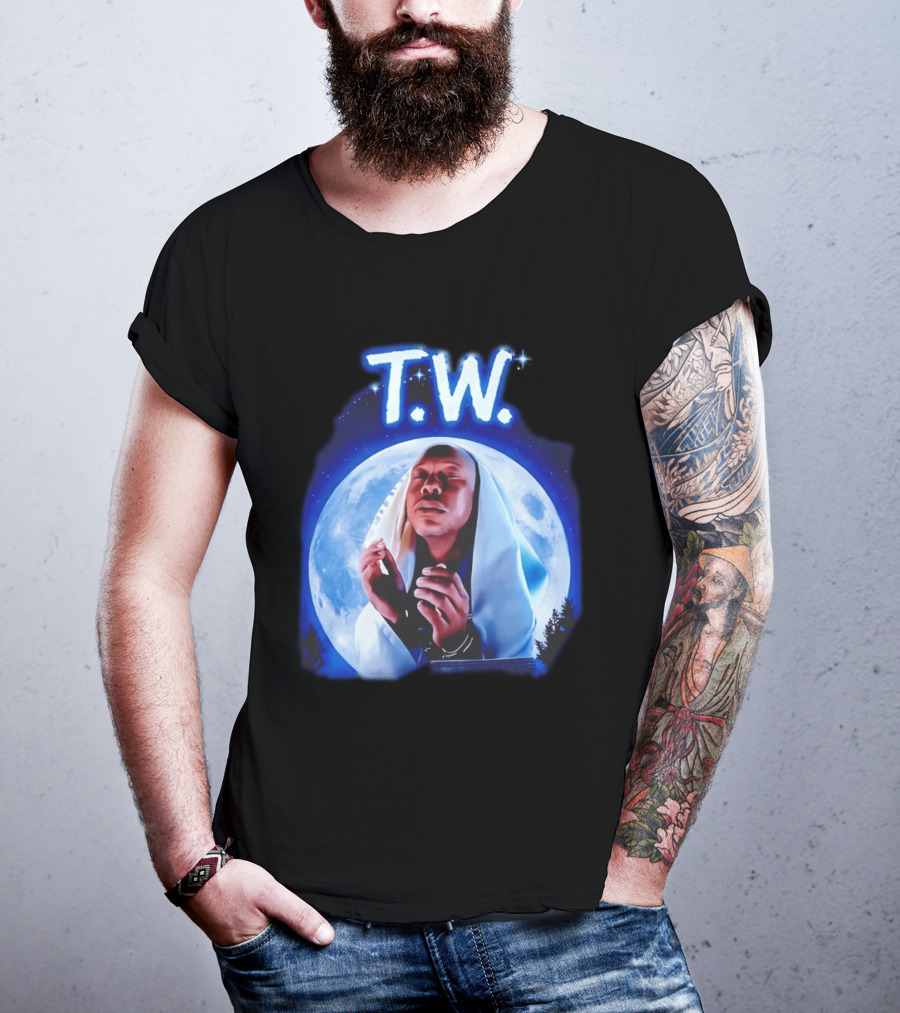 T.W. Moonlight Prayer Imagery Celestial T-Shirt