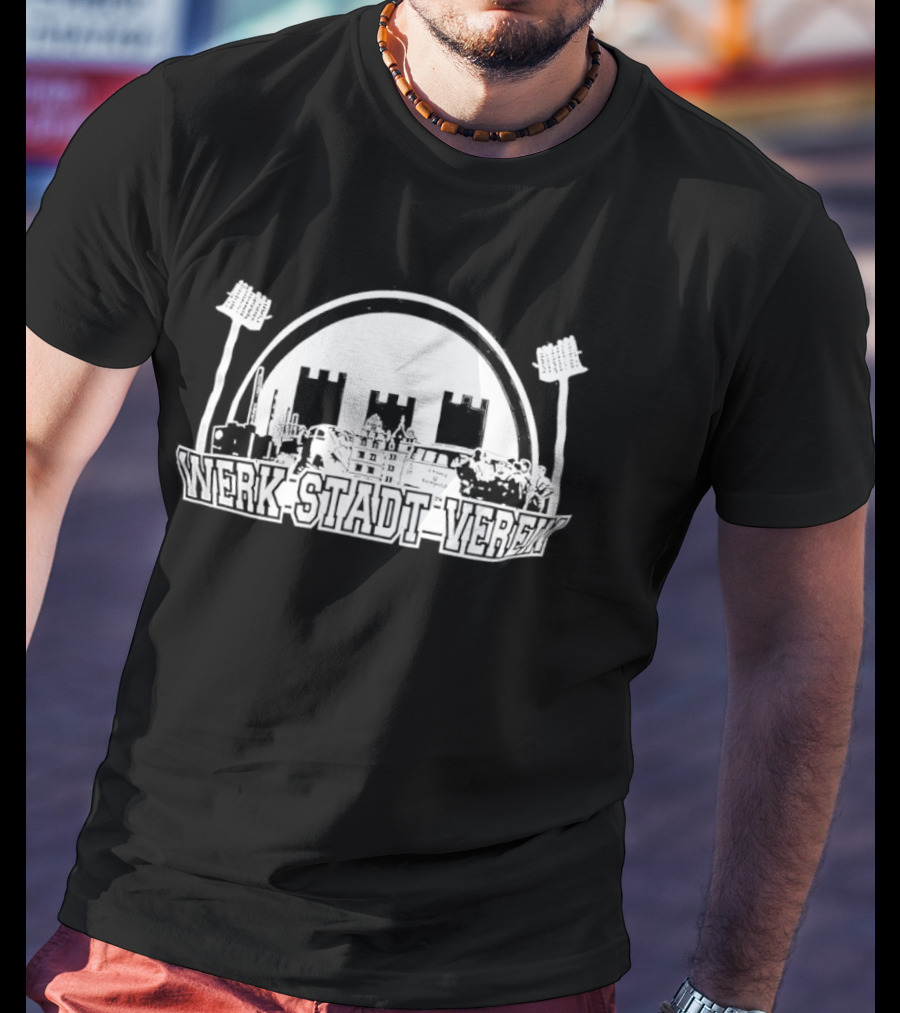 Werk Stadt Verew Rotterdam Euromast Skyline T-Shirt