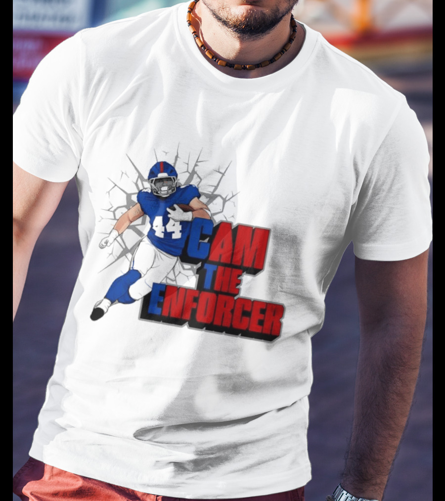 Cam The Enforcer New York Giants Football Player T-Shirt