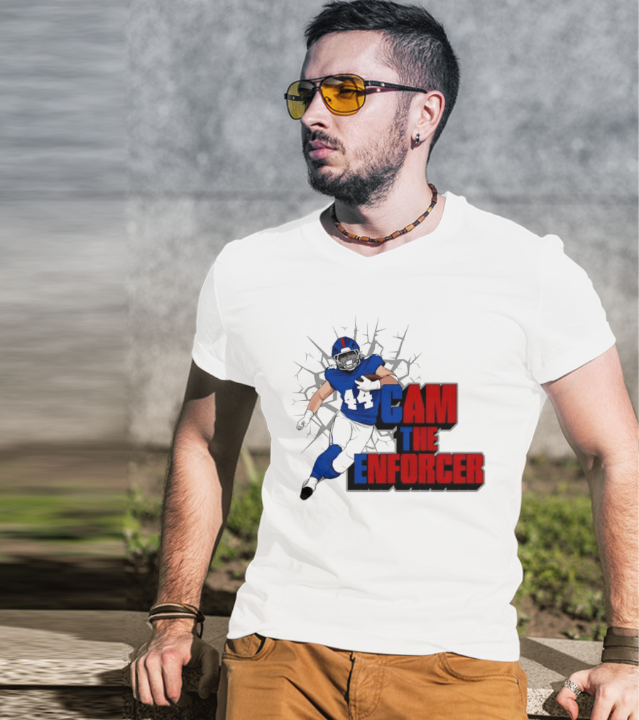 Cam The Enforcer New York Giants Football Player T-Shirt