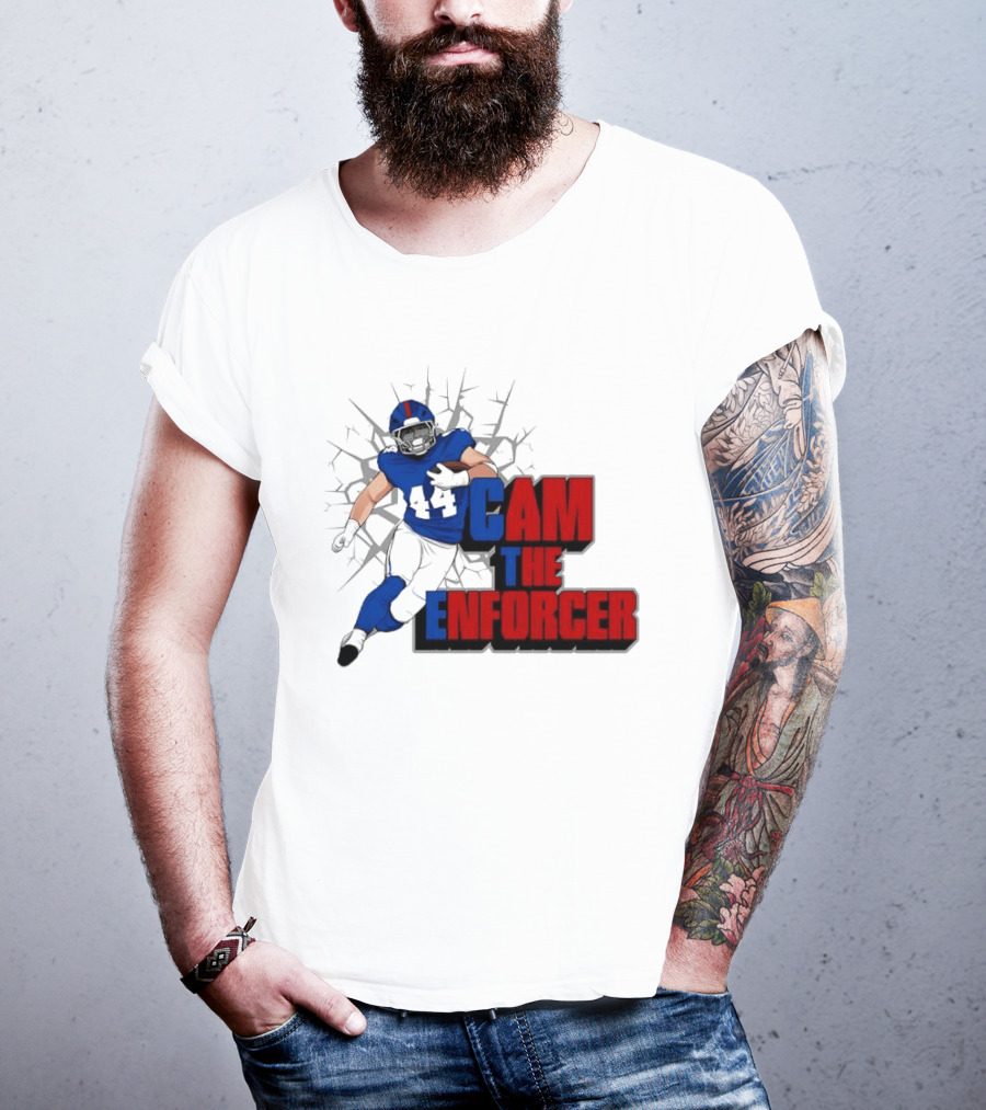 Cam The Enforcer New York Giants Football Player T-Shirt