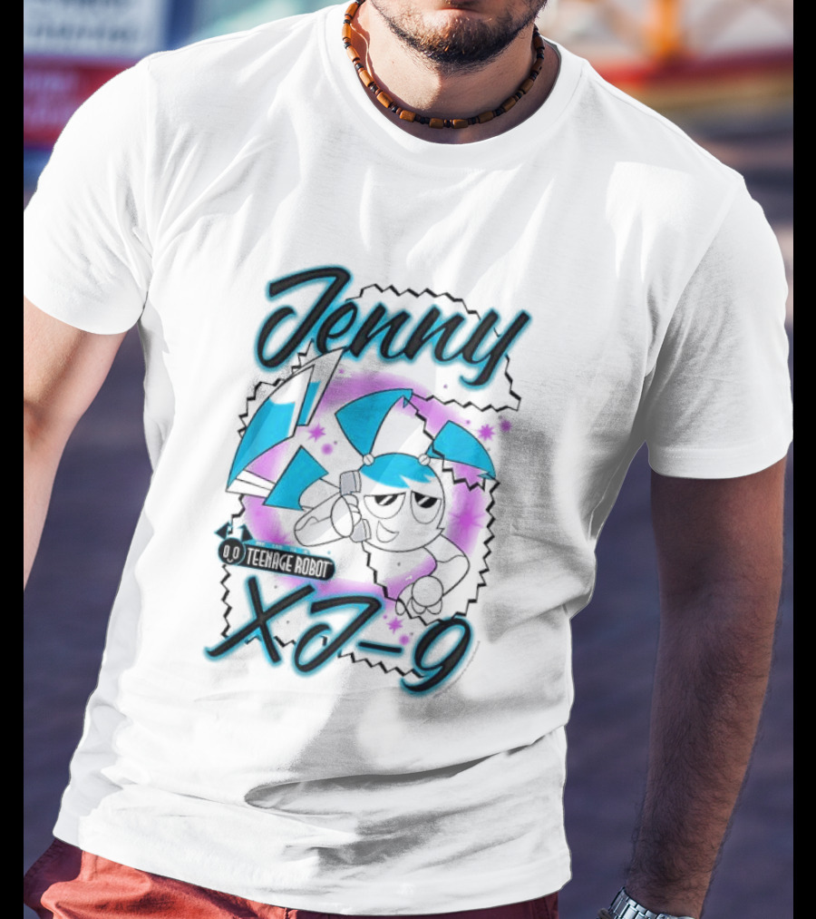 Jenny XJ 9 My Life As A Teenage Robot Airbrush T-Shirt