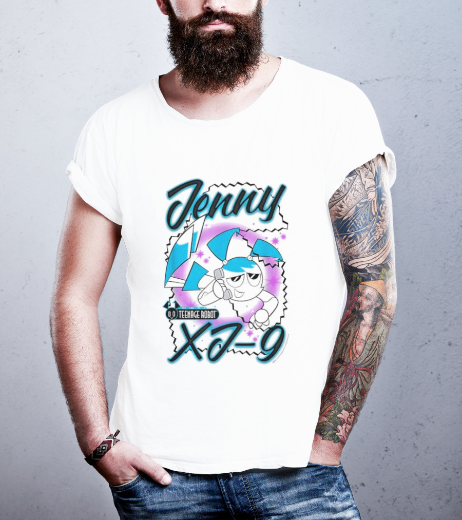 Jenny XJ 9 My Life As A Teenage Robot Airbrush T-Shirt