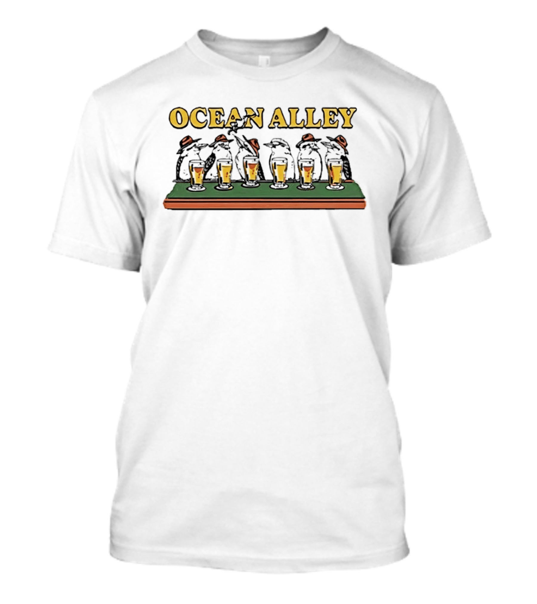 Ocean Alley 2026 Aus Nz Tour Burras Beer Hat Cowboys T-Shirt